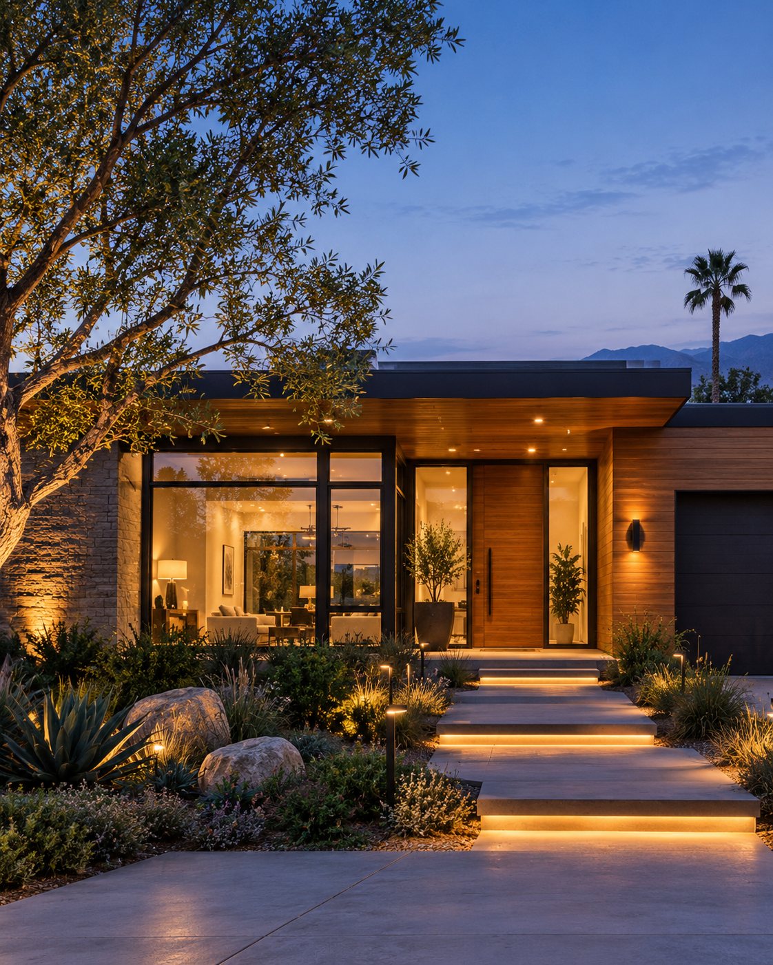 Illustration: a modern new-construction home